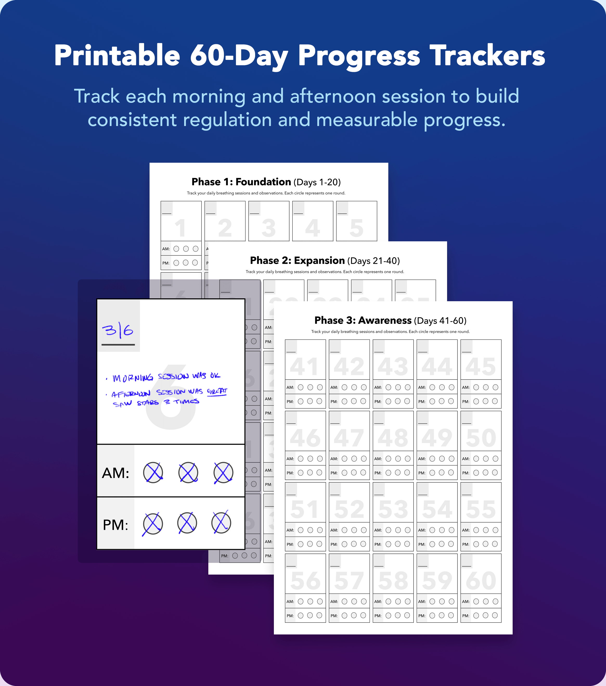 BREATHmg - A 60-Day Guided Breath Training System to Regulate Your Nervous System
